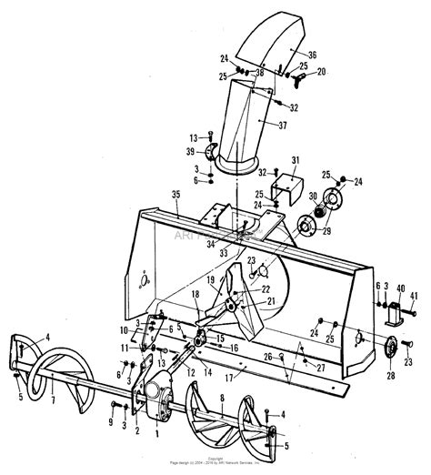 lorenz snowblower parts diagram